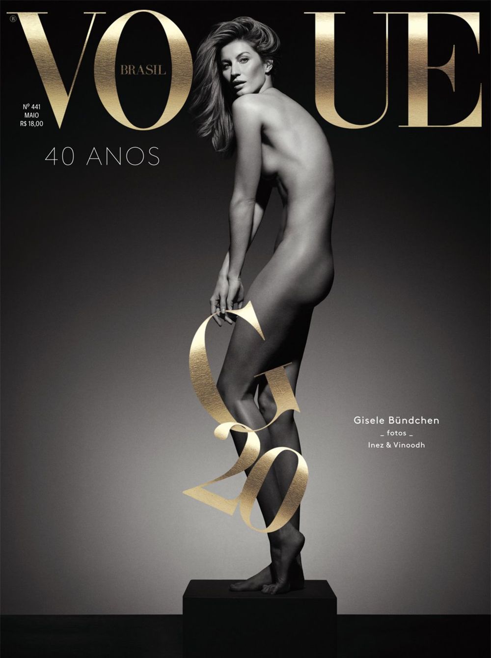 Gisele Bündchen nahá na titulke májového...