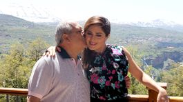 Salma Hayek a jej otec Sami Hayek Dominguez