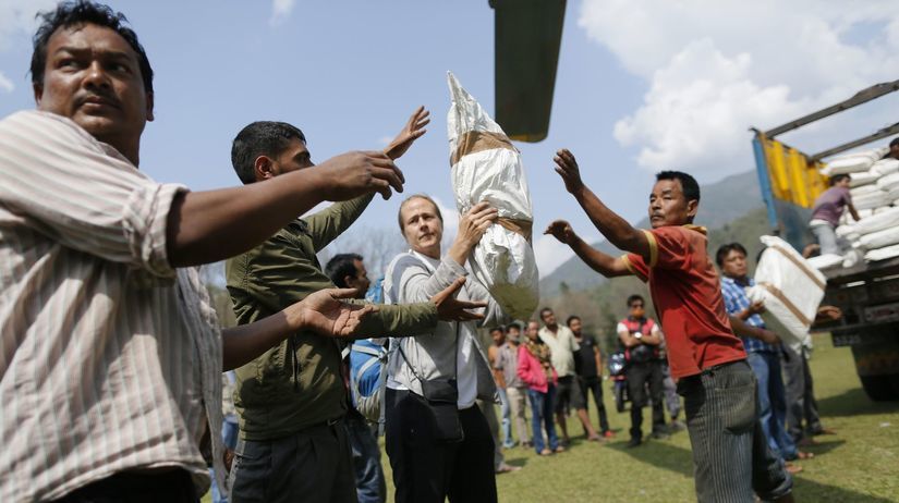 Nepál, zemestrasenie, humanitárna pomoc