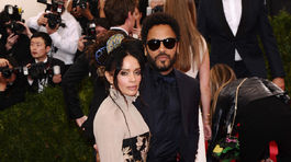 Lisa Bonet prišla so svojím bývalým partnerom - hudobníkom Lennym Kravitzom.