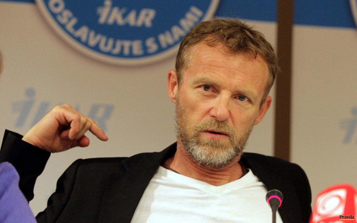 Nórsky spisovateľ Jo Nesbø navštívil Bratislavu.