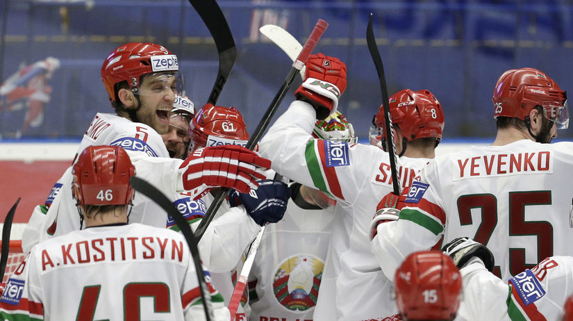 Bieloruskí hokejisti, radosť