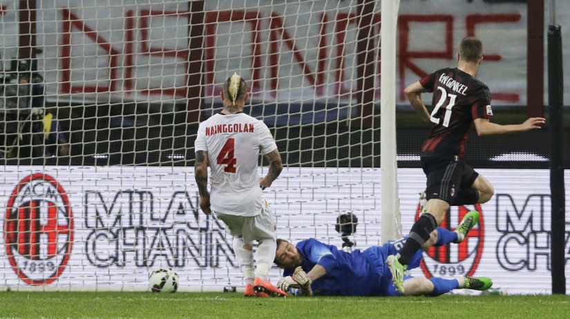 ac miláno, van ginkel, as rím, de sanctis,...