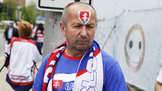 Fanúšik Slovenska pred zápasom Fínsko -...