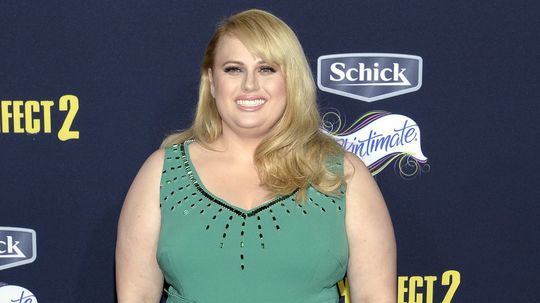 Hererčka Rebel Wilson na premiére fillmu "Pitch...