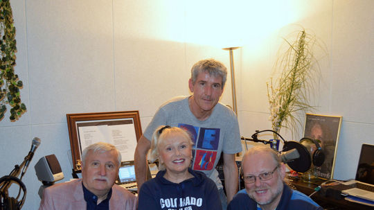 Marika Gombitová počas nahrávania piesne Ten...