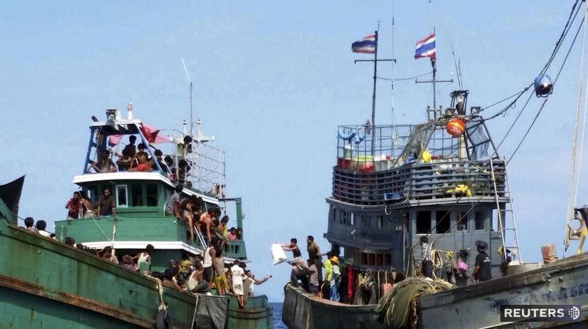 malajzia, člny, utečenci