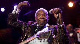 Rok 2011 B.B. King vystupuje na festivale v...