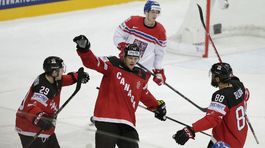 Jason Spezza, Nathan MacKinnon, Brent Burns