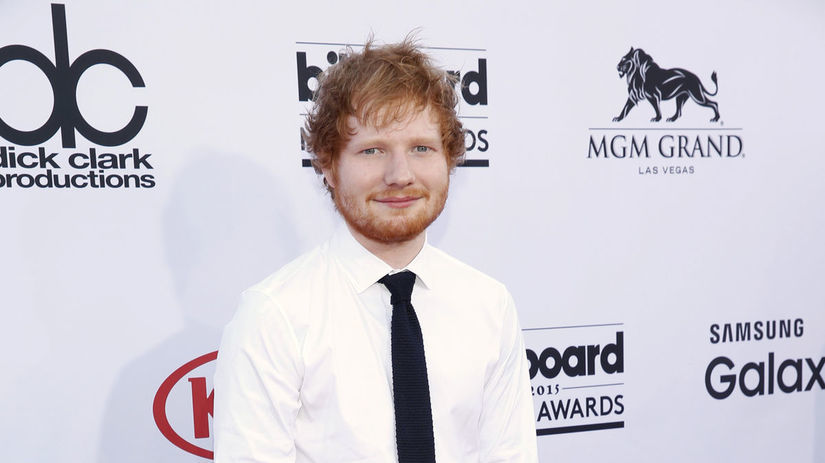 Hudobník a spevák Ed Sheeran nechýbal.