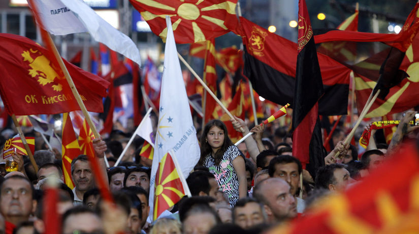 Macedónsko, provládna demonštrácia