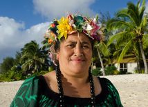 domorodkyňa, Cookove ostrovy, obézna žena