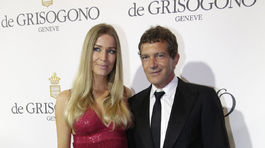 Herec Antonio Banderas a jeho priateľka Nicole Kimpel.