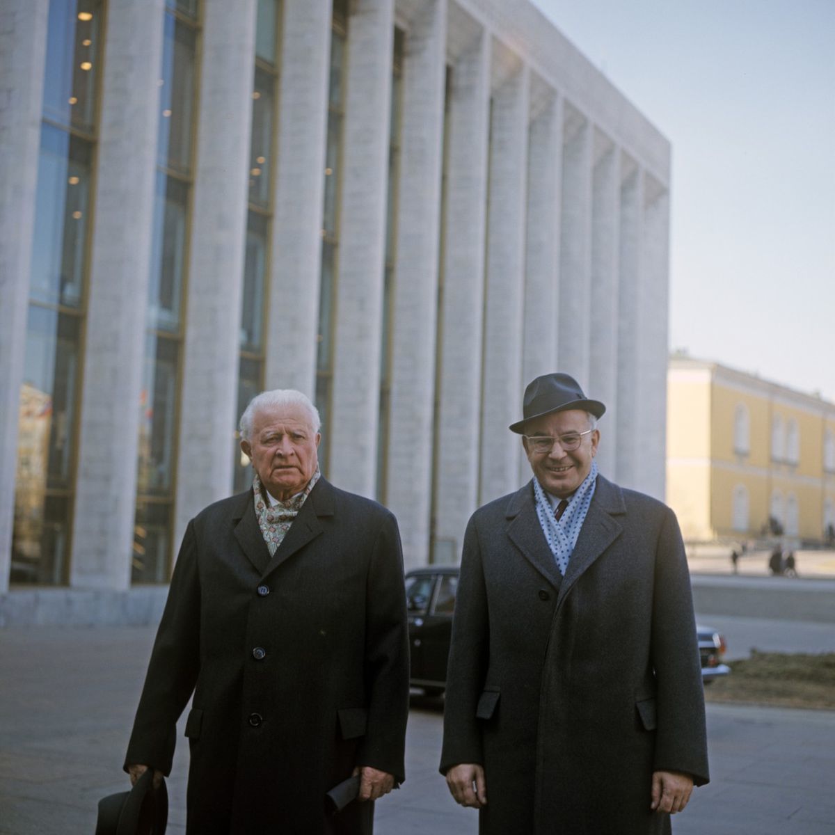 Ludvík Svoboda (vľavo) a jeho budúci nástupca...