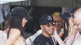 Lewis Hamilton a Kendal Jenner