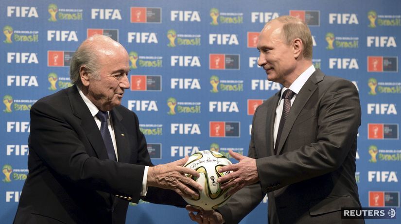 Vladimir Putin, Sepp Blatter,