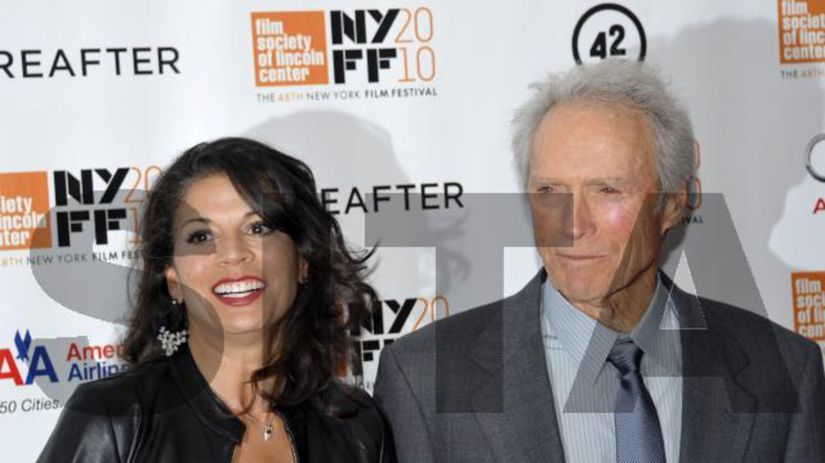 Clint Eastwood so svojou exmanželkou Dinou...