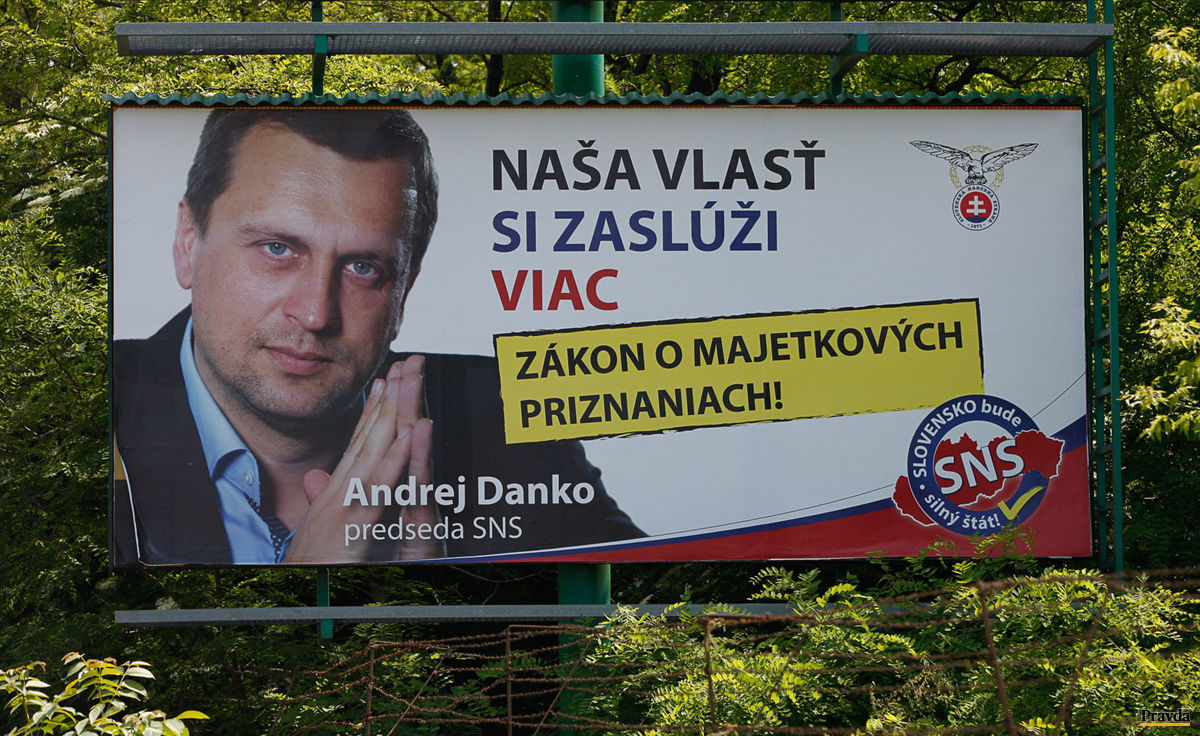 SNS má v súčasnosti zhruba 250 bilbordov.