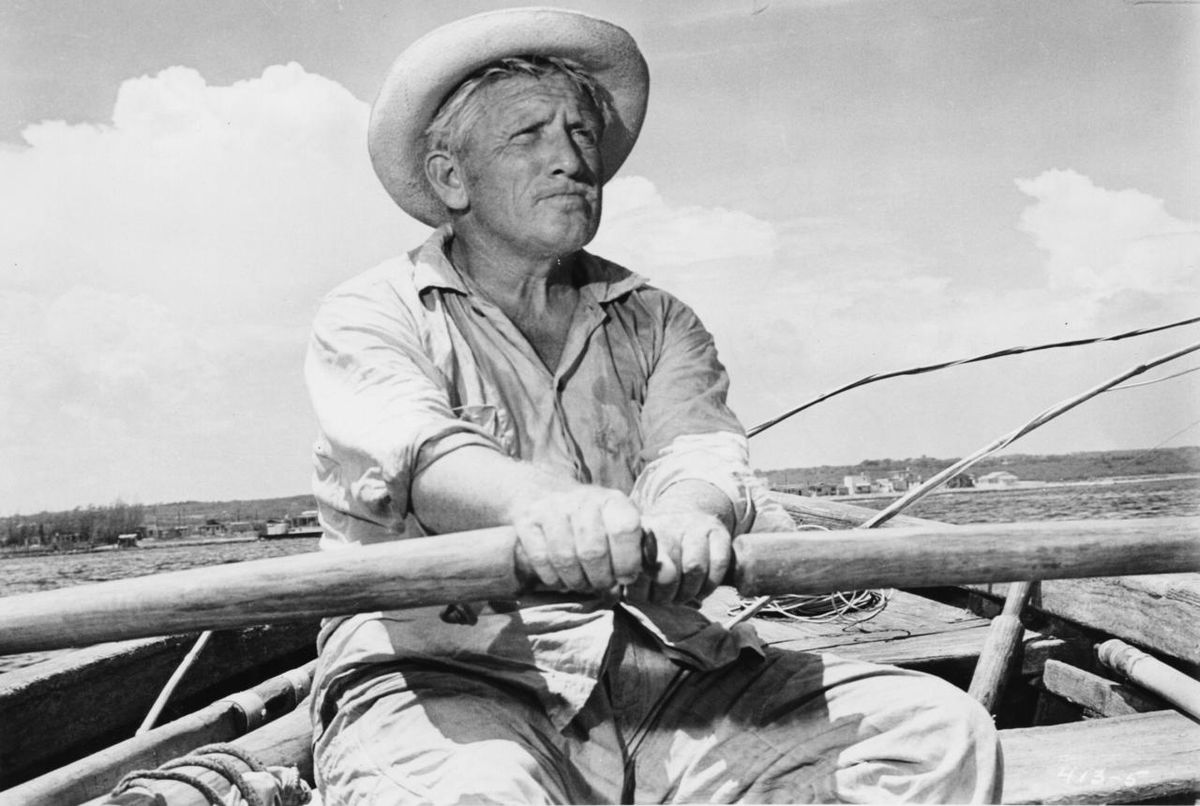 Herec Spencer Tracy v americkom filme Starec a...
