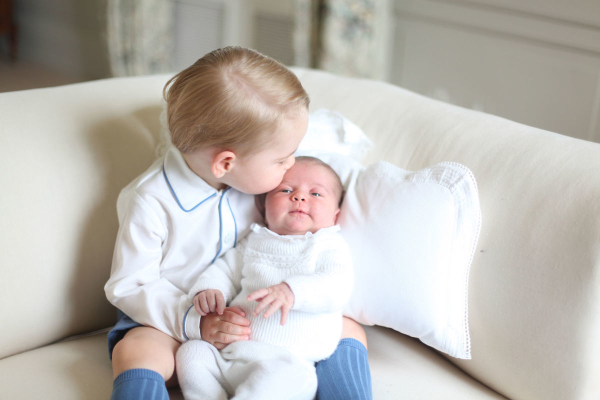 princezná Charlotte a princ George