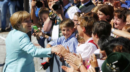 Nemecká kanclérka sa pred mítingom stihla...