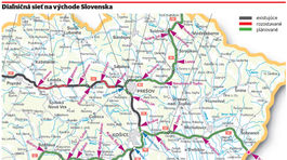 Diaľnice: Prišlo aj na východ. Prešov a Košice sa obídu