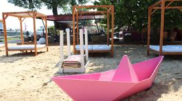 Magio pláž, Bratislava, leto