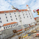 Bratislavský hrad, výstavba garáží