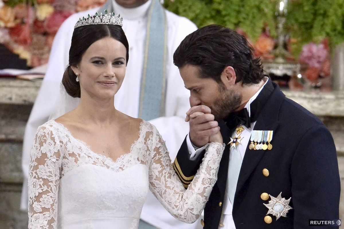 Švédsky princ Carl Philip a jeho manželka...