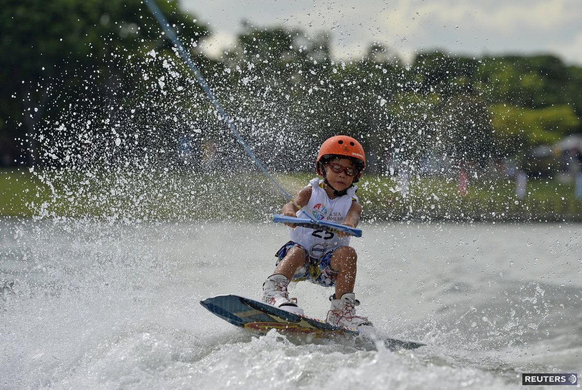 wakeboard, chlapec
