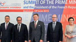 Štáty V4 a Francúzsko odmietajú utečenecké kvóty