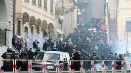 Bratislava, polícia, demonštrácia, utečenci