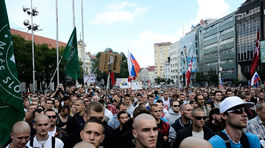 Protest, demonštrácia, Bratislava, utečenci
