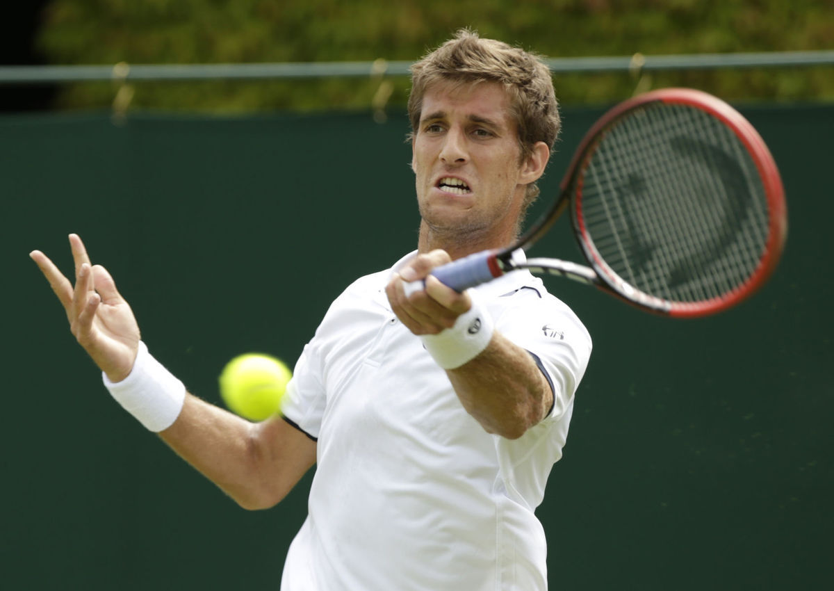Martin Kližan na archívnej snímke z Wimbledonu.
