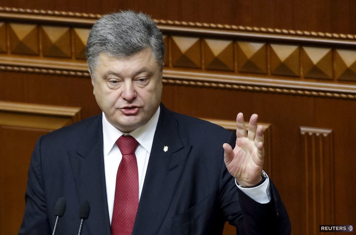 Ukrajinský prezident Petro Porošenko