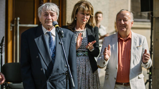 Slovenský herec Ivan Palúch, prezidentka...