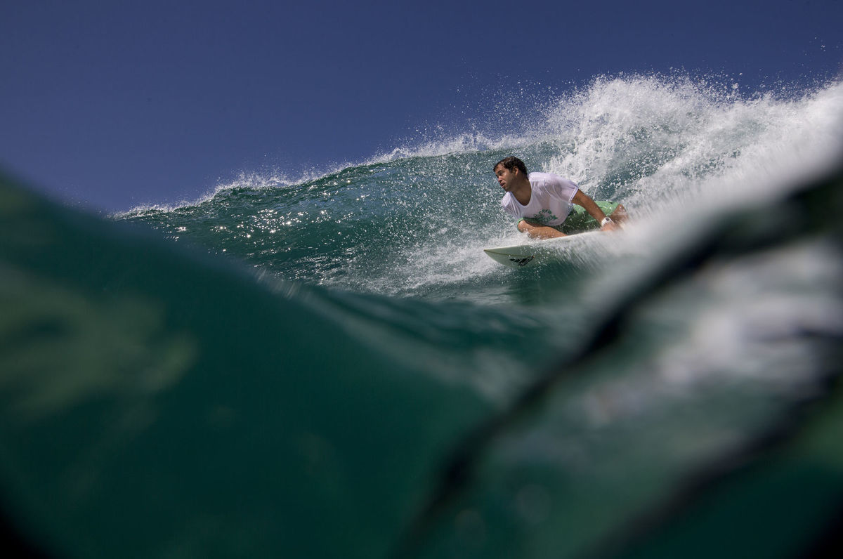 Rio, more, vlna, surf