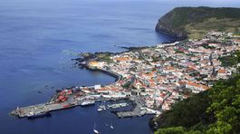 Azory, more, letovisko, Azorské ostrovy, leto, mesto, dedina, lode, člny, prístav, oceán, dovolenka