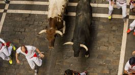 Pamplona, Fermin, fiesta, býky, španielsko, beh, toreádor,Spain San Fermin