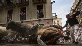 Pamplona, Fermin, fiesta, býky, španielsko, beh, toreádor,