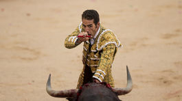 Pamplona, Fermin, fiesta, býky, španielsko, beh, toreádor,