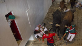 Pamplona, Fermin, fiesta, býky, španielsko, beh, toreádor,