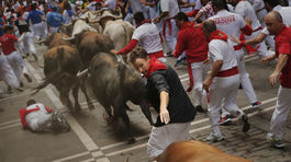 Pamplona, Fermin, fiesta, býky, španielsko, beh, toreádor,