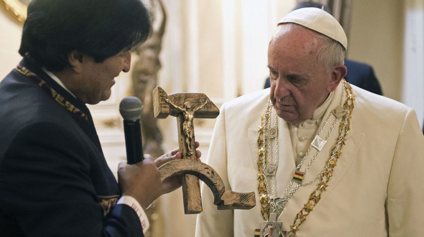 Bolívia, pápež František, Evo Morales