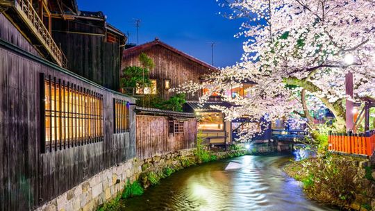 Kyoto, a metropolis on the island of Honshu that was...