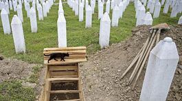 Bosna, Srebrenica, Potočari, cintorín, hroby