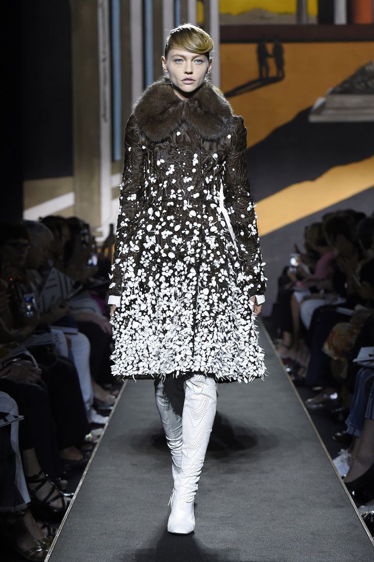 Záber z prehliadky Fendi Haute Fourrure - Paríž...