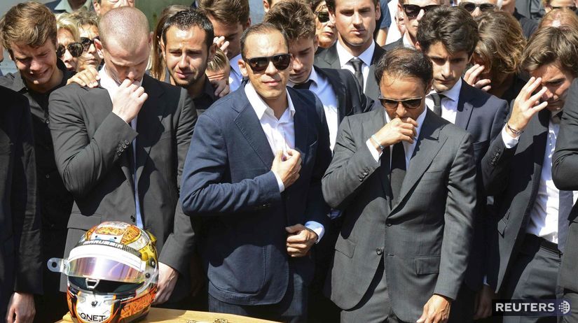 Felipe Massa, pohreb Julesa Bianchiho