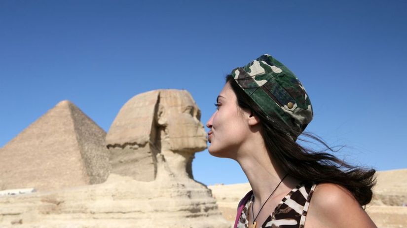 V Egypte sa bozkáva Sfinga.