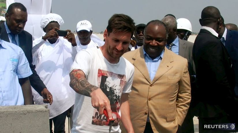 Lionel Messi, Ali Bongo